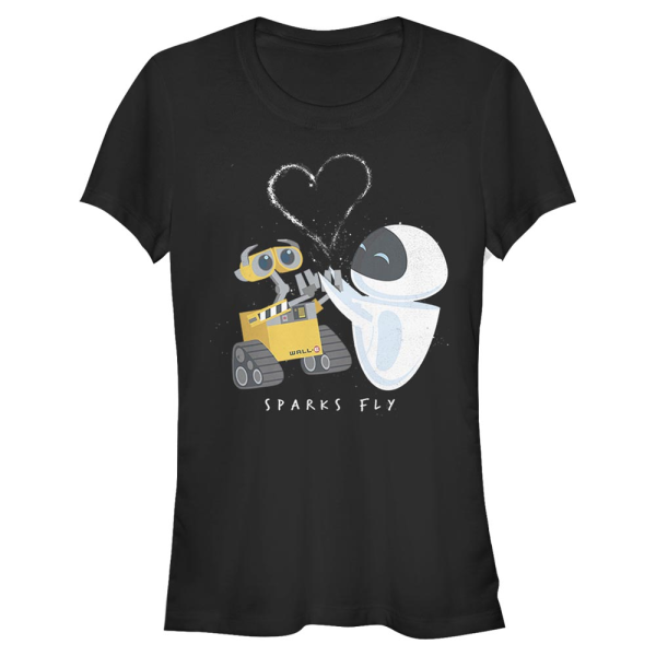 Pixar - Wall-E - Wall-e Sparks Fly - Women's T-Shirt - Black - Front