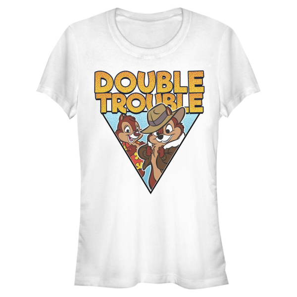 Disney Classics - Chip 'n Dale - Chip and Dale Buddy Tee L - Women's T-Shirt - White - Front