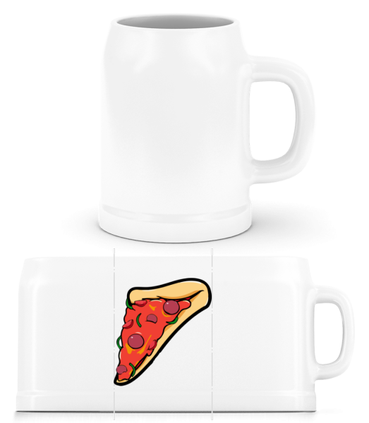 Pizza Part - Beer Mug - White - Front