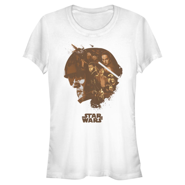 Star Wars - Episode 7 - Skupina Poe Head Fill - Women's T-Shirt - White - Front