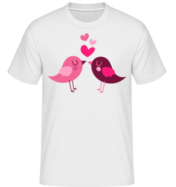 Birds Love -  Shirtinator Men's T-Shirt - White - Front