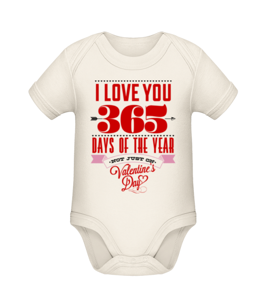 I Love You 365 Days Of The Year - Organic Baby Body - Cream - Front