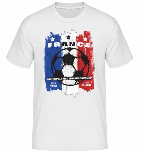 Football France -  Shirtinator Men's T-Shirt - White - Vorn