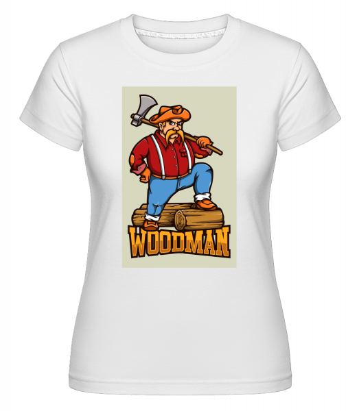 Woodman -  Shirtinator Women's T-Shirt - White - Vorn