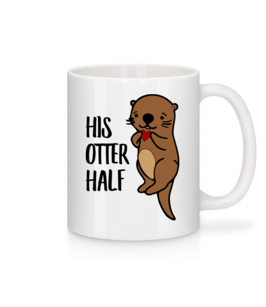 His Otter Half - Mug - White - Front