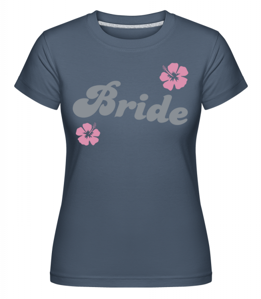 Bride -  Shirtinator Women's T-Shirt - Denim - Vorn