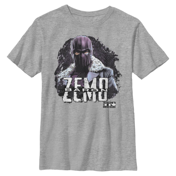 Marvel - The Falcon and the Winter Soldier - Baron Zemo Underworldly Heir - Kids T-Shirt - Heather grey - Front