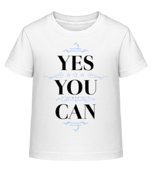Yes, You Can - Kid's Shirtinator T-Shirt - White - Front