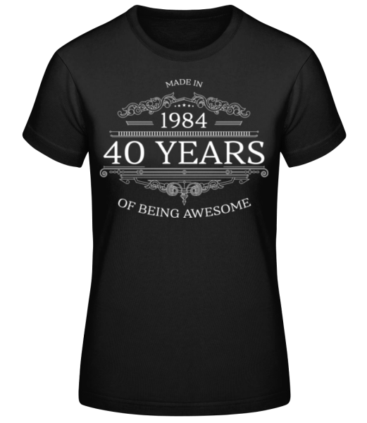 Made In 1984 - Women's Basic T-Shirt - Black - Front