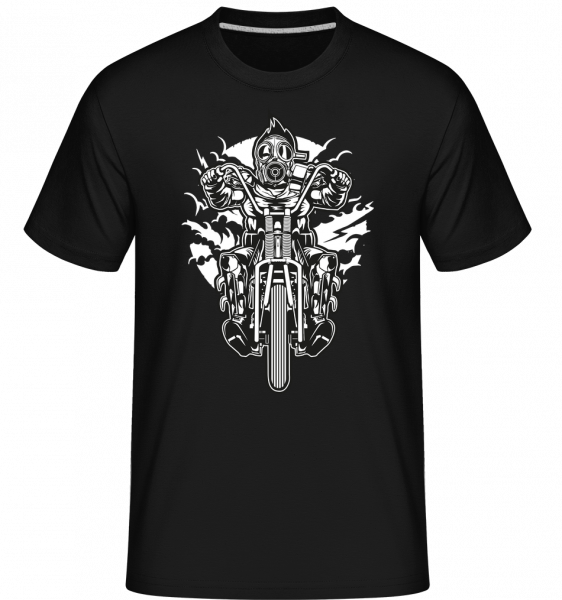 Gasmask Chopper -  Shirtinator Men's T-Shirt - Black - Vorn