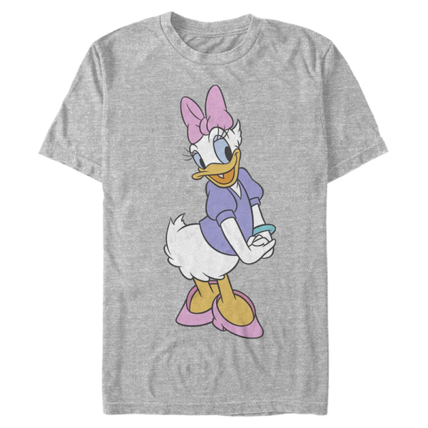 Disney - Mickey Mouse - Daisy Duck Traditional Daisy - Men's T-Shirt - Heather grey - Front