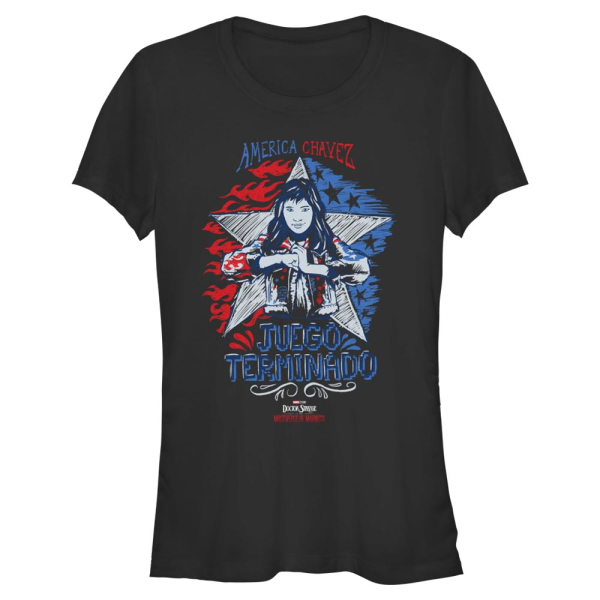 Marvel - Doctor Strange - America Chavez Juego Terminado - Women's T-Shirt - Black - Front