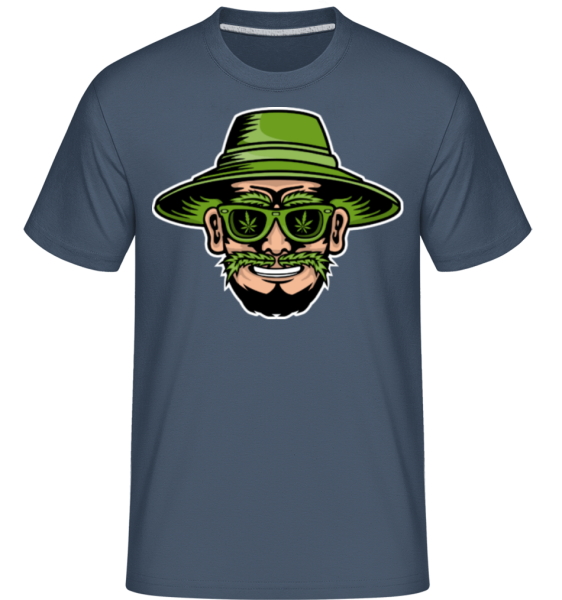 Weed Farmer -  Shirtinator Men's T-Shirt - Denim - Front