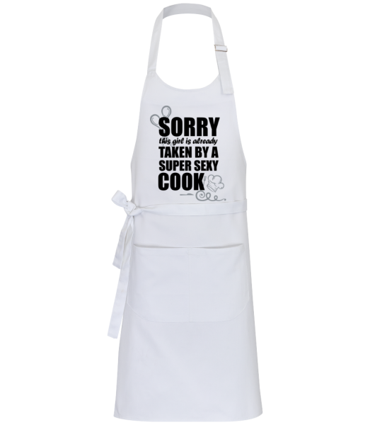 Super Sexy Cook - Professional Apron - White - Front