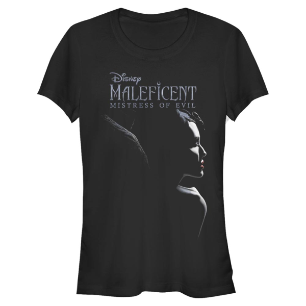 Disney - Maleficent Mistress of Evil - Maleficent Logo Lockup - Women's T-Shirt - Black - Front