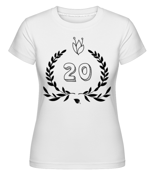 20th Birthday -  Shirtinator Women's T-Shirt - White - Front