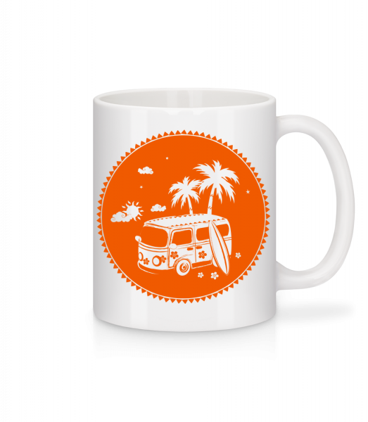 Holiday Icon Orange - Mug - White - Vorn
