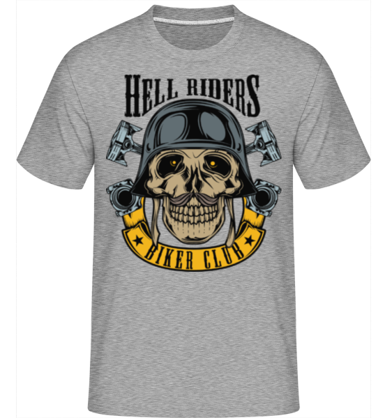 Hell Riders Biker Club -  Shirtinator Men's T-Shirt - Heather grey - Front