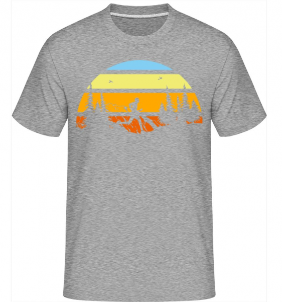 Mountain Run -  Shirtinator Men's T-Shirt - Heather grey - Front