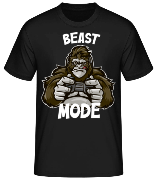Beast Mode - Men's Basic T-Shirt - Black - Front