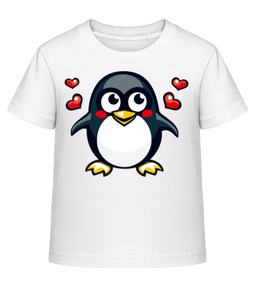 Love Penguin - Kid's Shirtinator T-Shirt - White - Front
