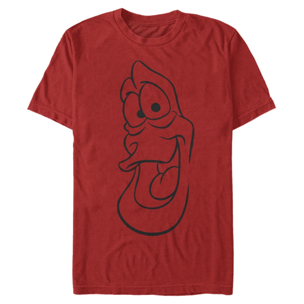 Disney - The Little Mermaid - Sebastian Big Face - Men's T-Shirt - Red - Front
