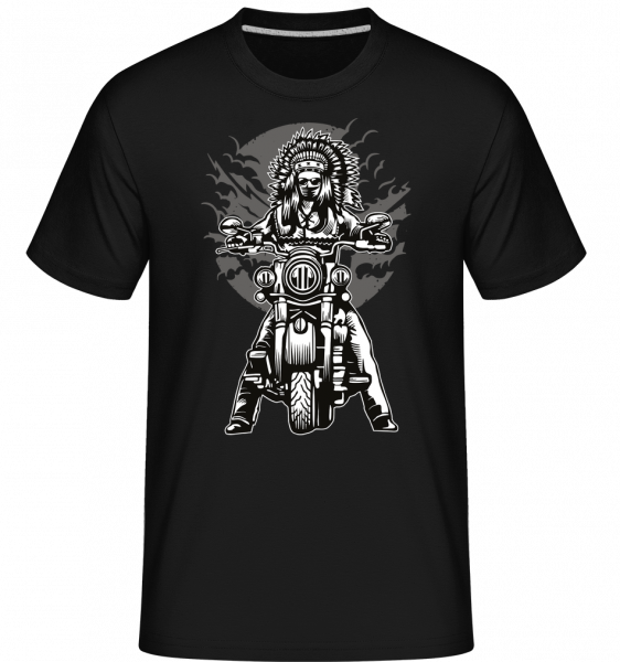 Indian Chief Motorcycle -  Shirtinator Men's T-Shirt - Black - Vorn