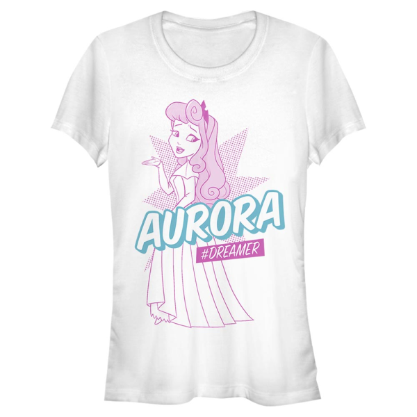 Disney - Sleeping Beauty - Aurora Pop - Women's T-Shirt - White - Front