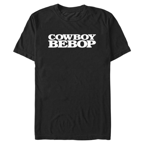 Netflix - Cowboy Bebop - Logo Bebop - Men's T-Shirt - Black - Front