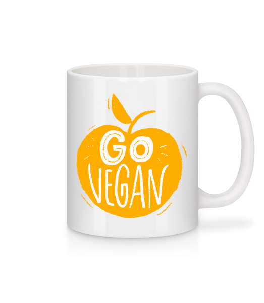 Go Vegan - Mug - White - Vorn