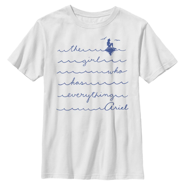Disney - The Little Mermaid - Malá mořská víla Airle - Kids T-Shirt - White - Front