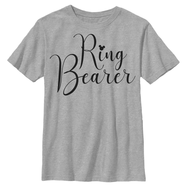 Disney Classics - Mickey Mouse - Mickey Mouse Ring Bearer - Kids T-Shirt - Heather grey - Front