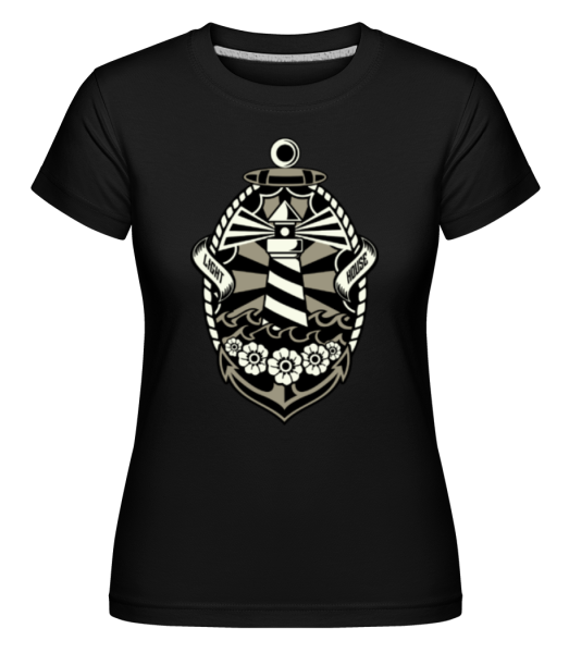 Lighthouse -  Shirtinator Women's T-Shirt - Black - Front