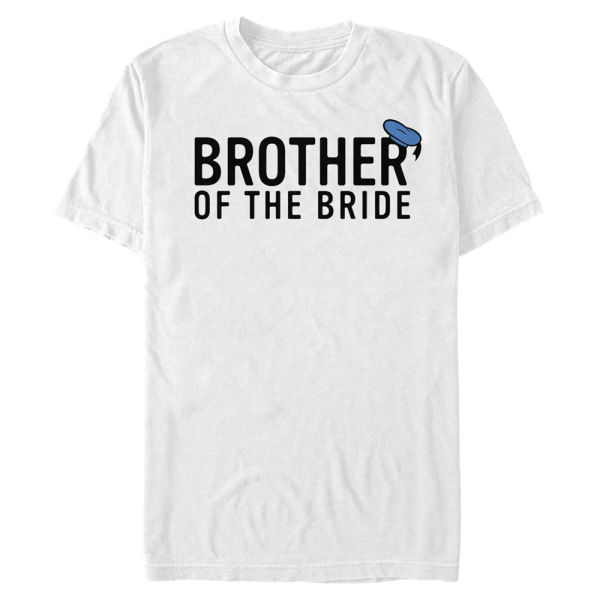 Disney Classics - Mickey Mouse - Donald Duck Brother of the Bride - Men's T-Shirt - White - Front