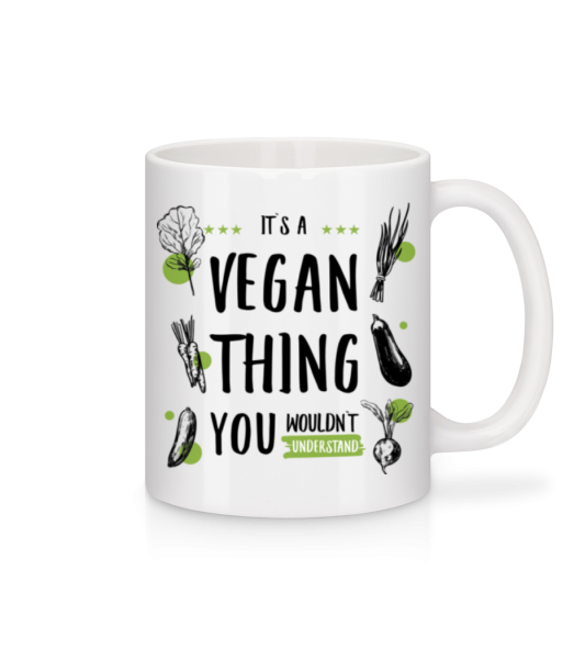 It's A Vegan Thing - Mug - White - Front