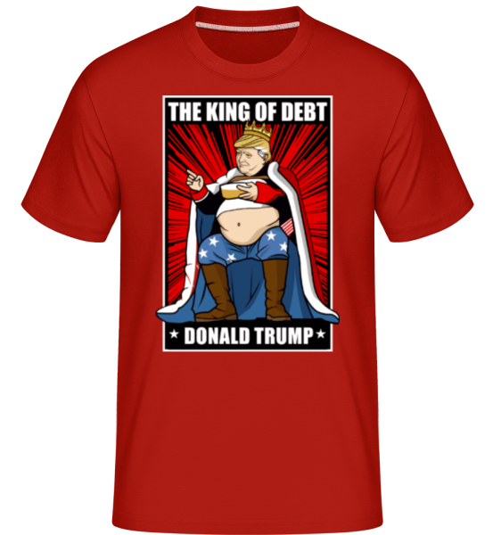 Trump King -  Shirtinator Men's T-Shirt - Red - Front