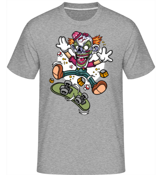 Clown Skater -  Shirtinator Men's T-Shirt - Heather grey - Front