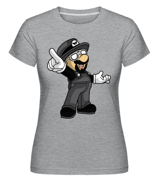 Super Mario Walter White -  Shirtinator Women's T-Shirt - Heather grey - Front