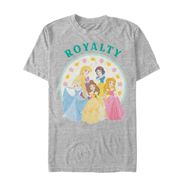 Disney Princesses - Skupina Chibi Royalty - Men's T-Shirt - Heather grey - Front