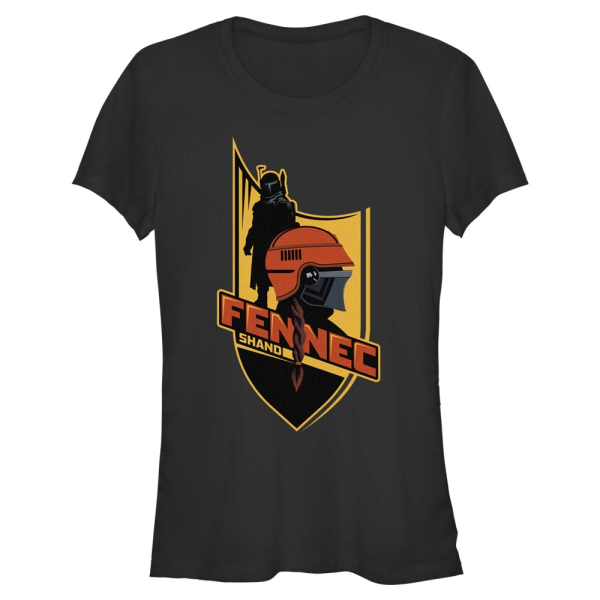 Star Wars - Book of Boba Fett - Fennec Shield - Women's T-Shirt - Black - Front