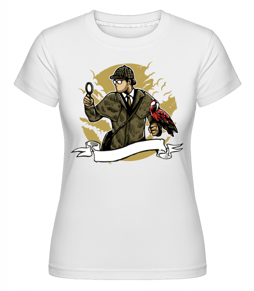 Sherlock Holmes -  Shirtinator Women's T-Shirt - White - Vorn
