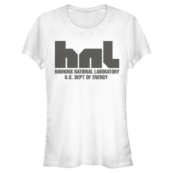 Netflix - Stranger Things - Hawkins National Laboratory - Women's T-Shirt - White - Front