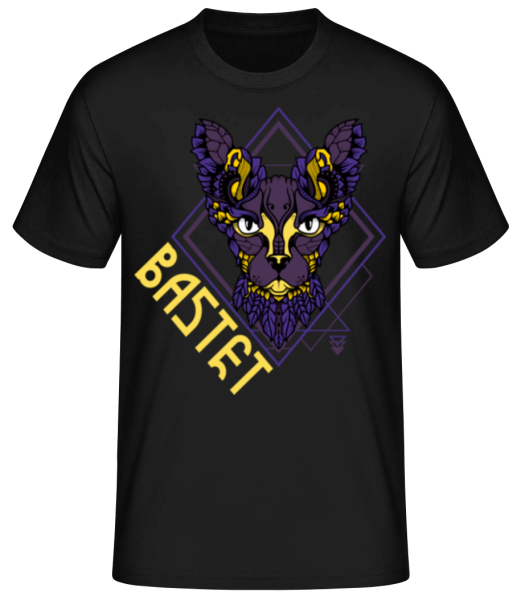 Bastet - Men's Basic T-Shirt - Black - Front