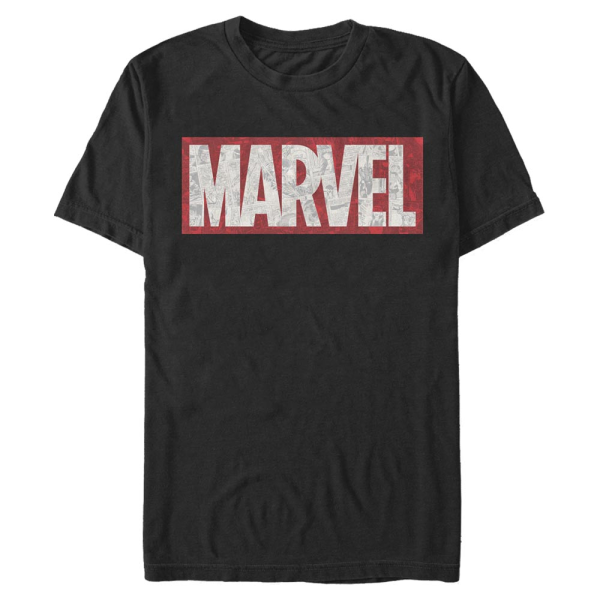 Marvel - Logo Comic Strips - Men's T-Shirt - Black - Front