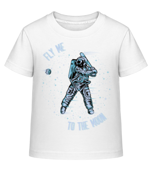 Fly Me To The Moon - Kid's Shirtinator T-Shirt - White - Front