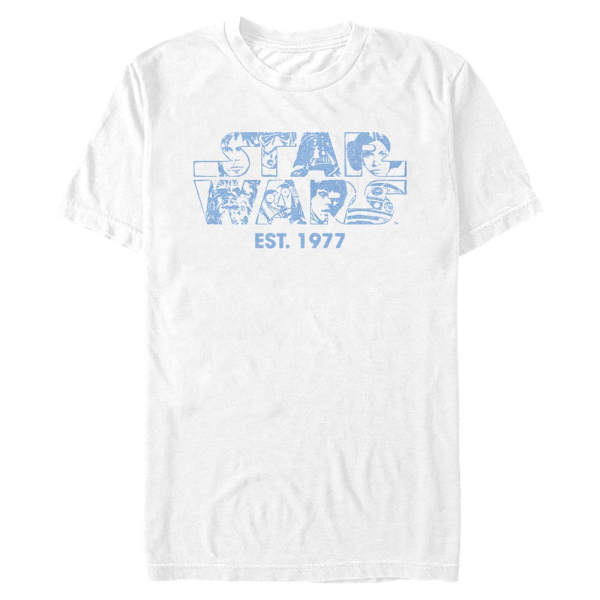 Star Wars - Skupina Logo Faces - Men's T-Shirt - White - Front