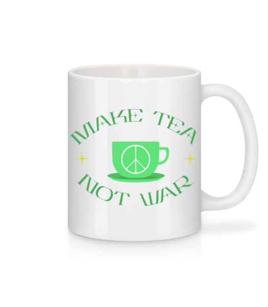 Make Tea Not War - Mug - White - Front