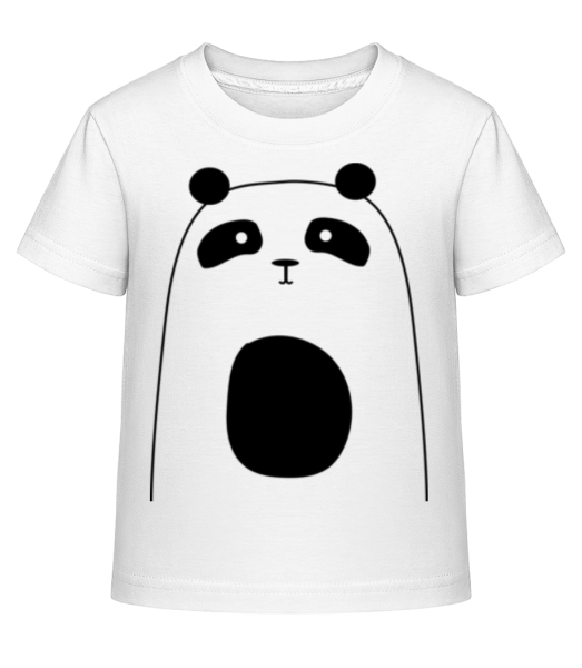 Cute Panda - Kid's Shirtinator T-Shirt - White - Front