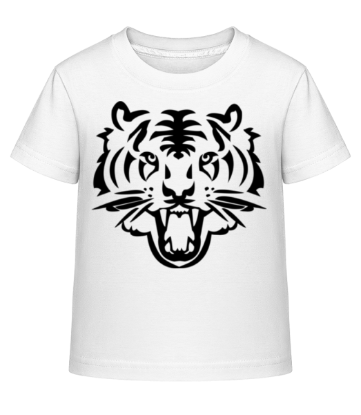 Tiger Head - Kid's Shirtinator T-Shirt - White - Front