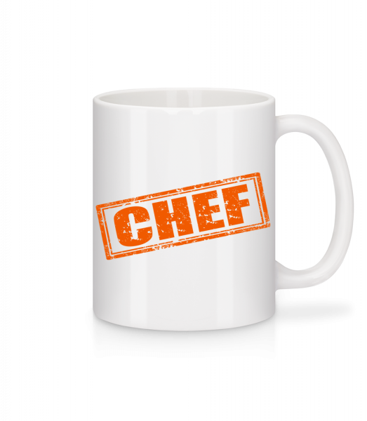 Chef Sign - Mug - White - Vorn
